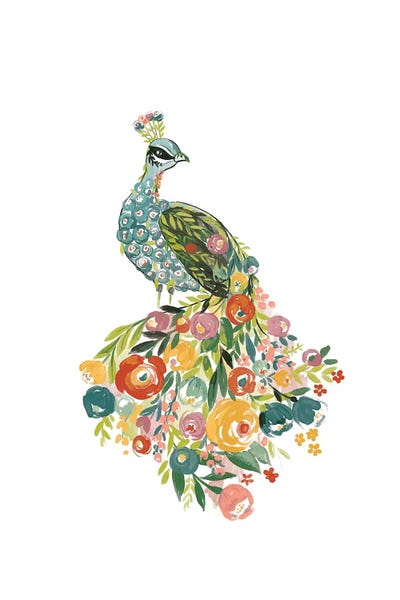 Floral Flight by Loni Harris framed wall art