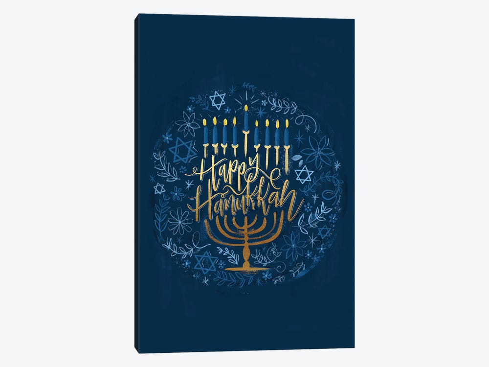 Hello Hanukkah by Loni Harris 1-piece Art Print