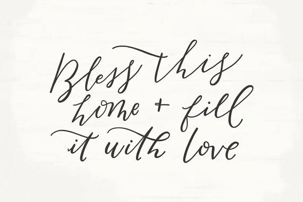 Pink Light Studio: Bless This Home by Loni Harris