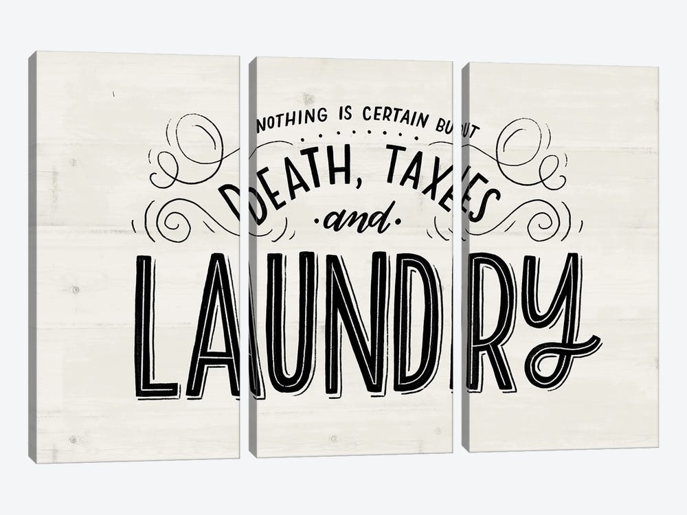 Laundry by Loni Harris 3-piece Canvas Art Print