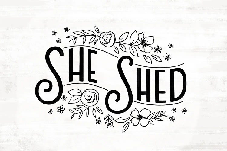 She Shed by Loni Harris wall art