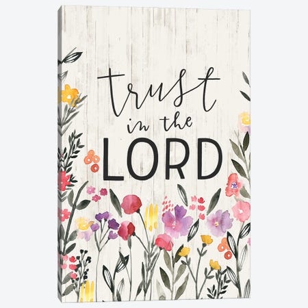 Trust in the Lord Canvas Print #LOH81} by Loni Harris Canvas Artwork