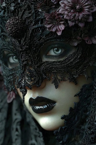 Lowbrow Femme Fatales: The Masked Woman by London Black