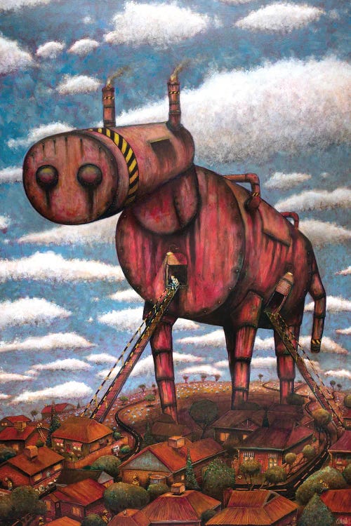 The Trojan Horse by Leith O'Malley wall art