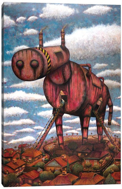 The Trojan Horse Canvas Art Print - Leith OMalley