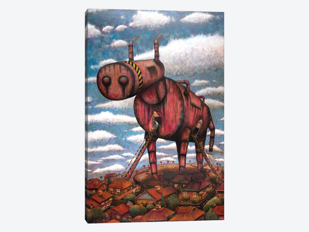 The Trojan Horse by Leith O'Malley 1-piece Canvas Print