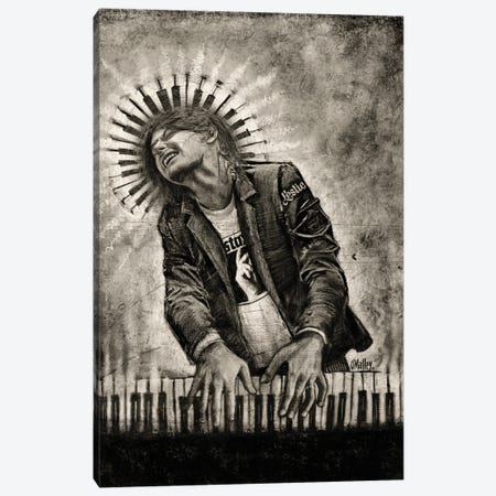 Into The Music Canvas Print #LOM19} by Leith O'Malley Canvas Wall Art