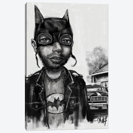 Bat Boy Canvas Print #LOM30} by Leith O'Malley Canvas Wall Art