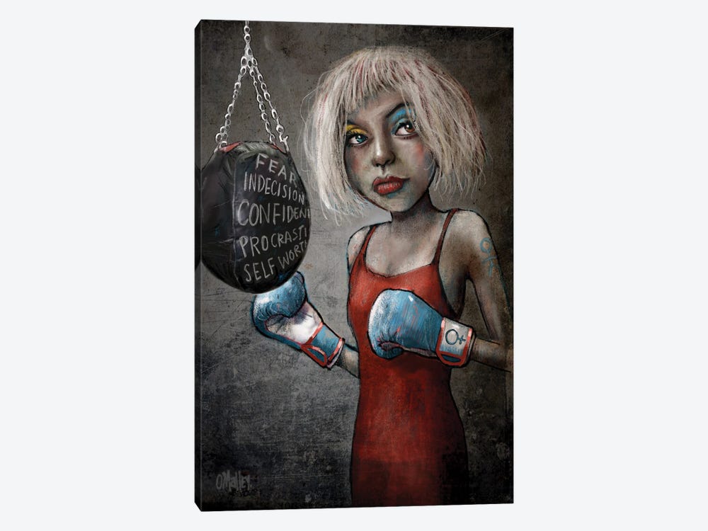 Boxer by Leith O'Malley 1-piece Art Print