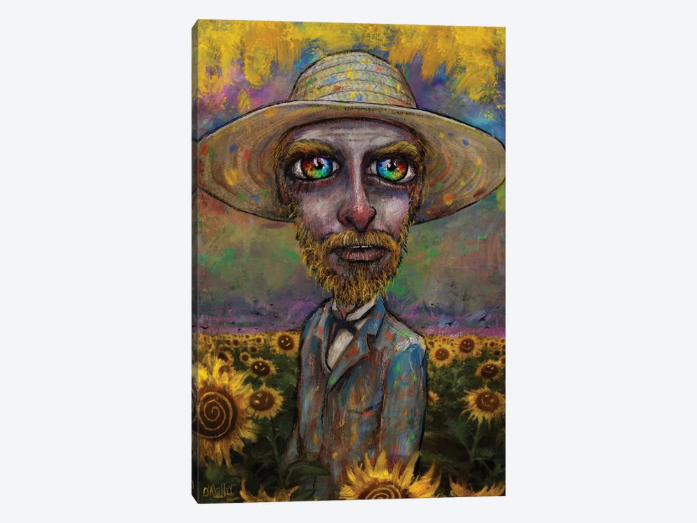 Vincent And The Sunflowers by Leith O'Malley 1-piece Art Print