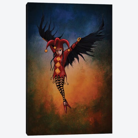The Jester Canvas Print #LOM57} by Leith O'Malley Canvas Print