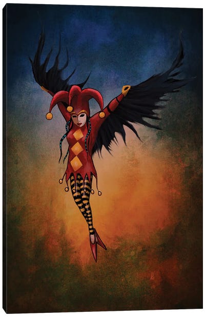The Jester Canvas Art Print - Leith OMalley