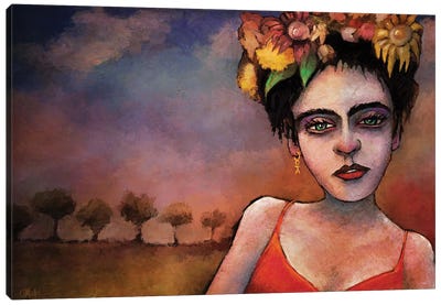Frida Canvas Art Print - Leith OMalley