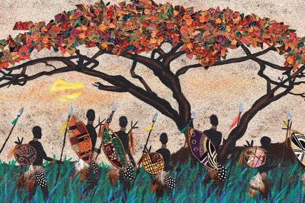 African Heritage: Planes of Africa III by Alonzo Saunders