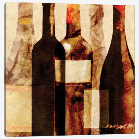 Smokey Wine IV Canvas Print #LON136} by Alonzo Saunders Art Print