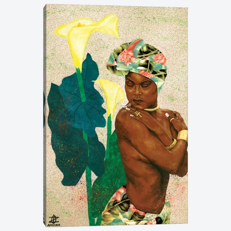 Woman Strong II Canvas Print #LON138} by Alonzo Saunders Canvas Wall Art