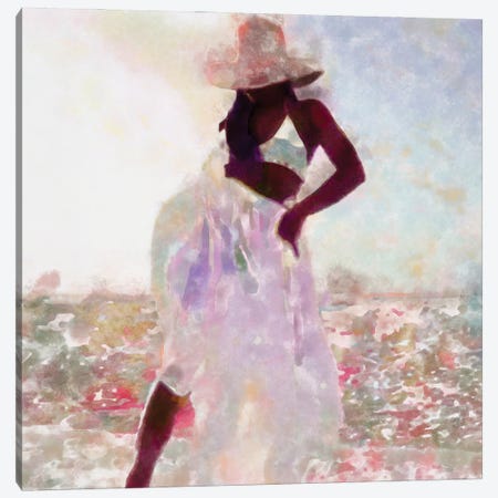 Her Colorful Dance I Canvas Print #LON154} by Alonzo Saunders Art Print