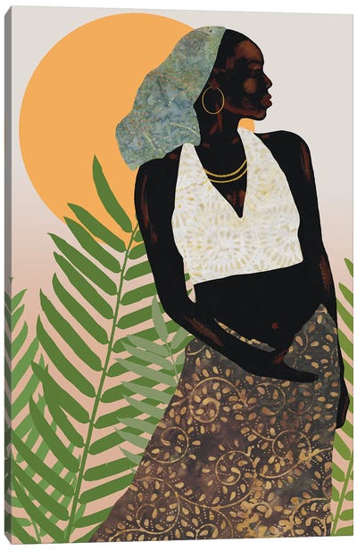 Her Grace Canvas Art Print - African Heritage Art