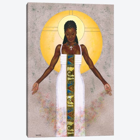 Her Peace Canvas Print #LON160} by Alonzo Saunders Canvas Art Print