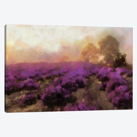 Purple Countryside I Canvas Print #LON181} by Alonzo Saunders Canvas Art Print