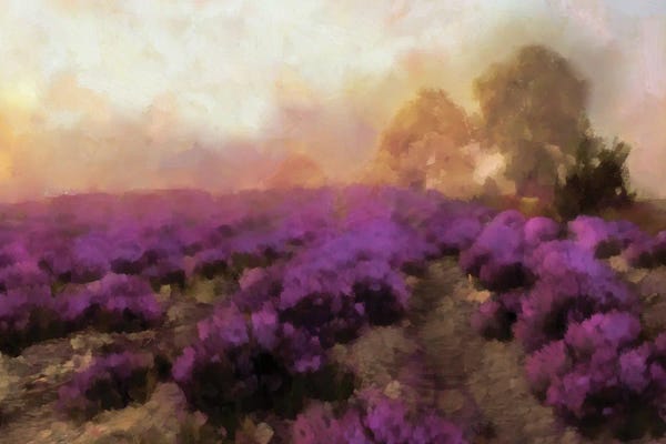 Countrysides: Purple Countryside I by Alonzo Saunders