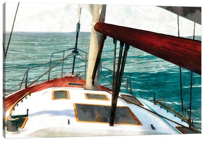 Sailing the Seas II Canvas Art Print - Alonzo Saunders