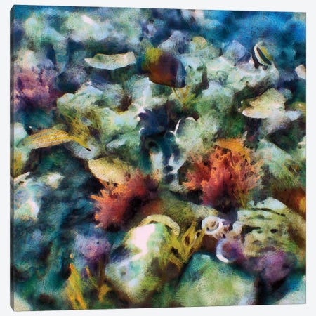 Sea Life I Canvas Print #LON185} by Alonzo Saunders Canvas Art