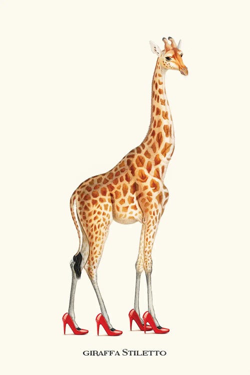 Giraffa Stiletto by Jonas Loose wall art