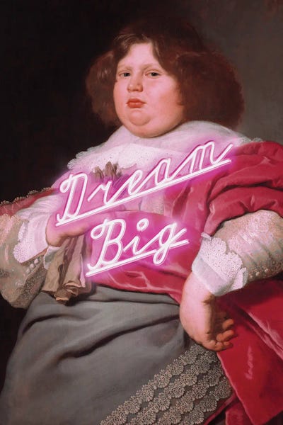 Neon Typography: Dream Big by Jonas Loose