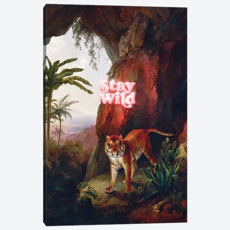 Stay Wild Canvas Print #LOO102} by Jonas Loose Canvas Art