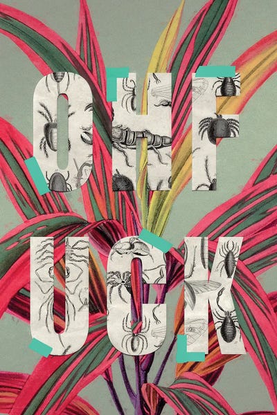 Ohfuck by Jonas Loose canvas print