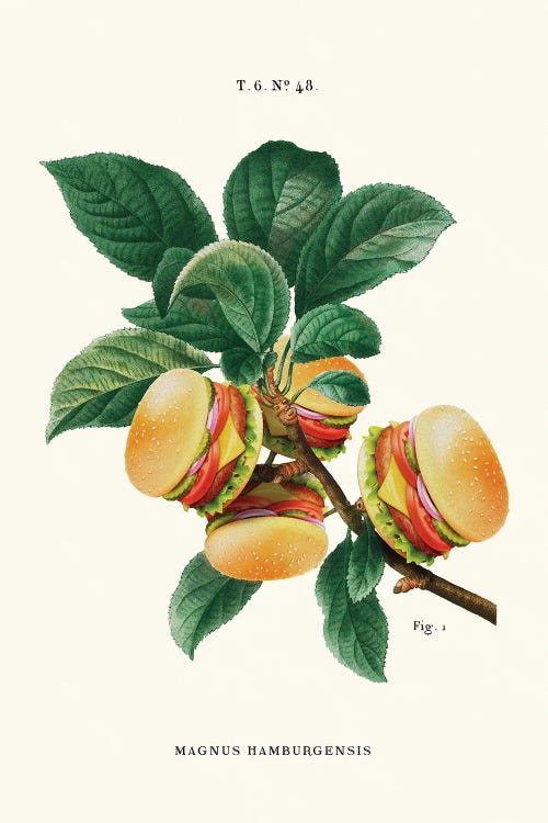 Burger Plant by Jonas Loose wall art