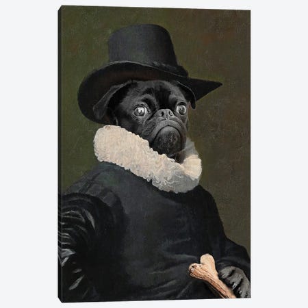 Lord Frenchie Canvas Print #LOO116} by Jonas Loose Canvas Art