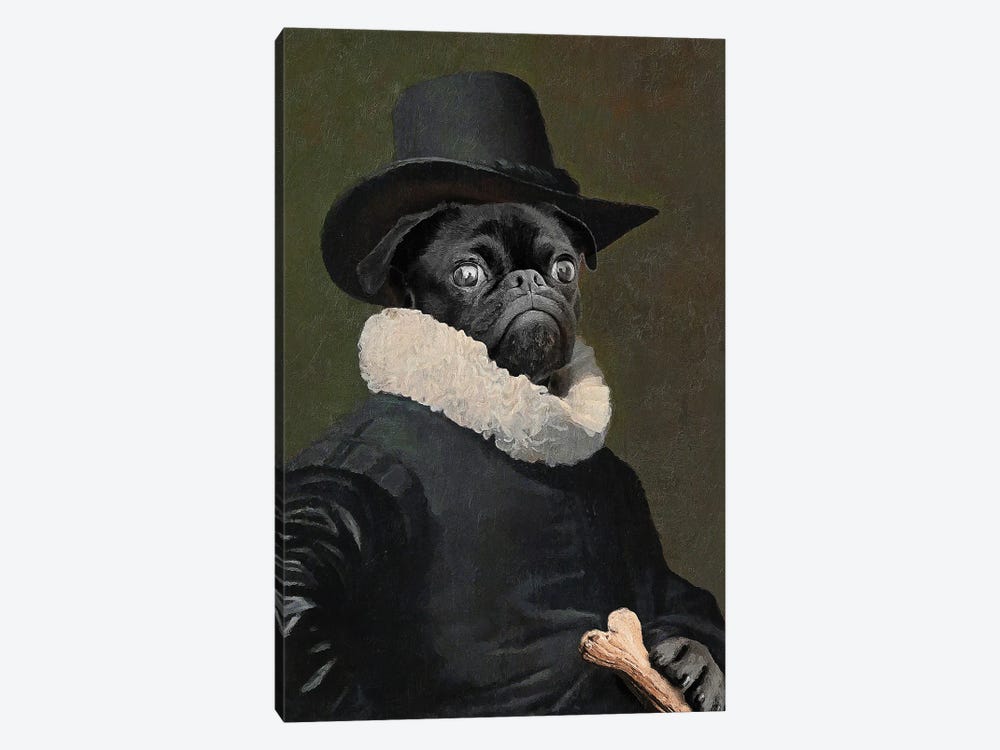 Lord Frenchie by Jonas Loose 1-piece Canvas Art Print