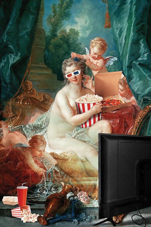 Tv & Chill by Jonas Loose wall art