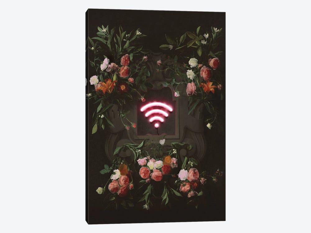 Wifi Flowers by Jonas Loose 1-piece Canvas Print