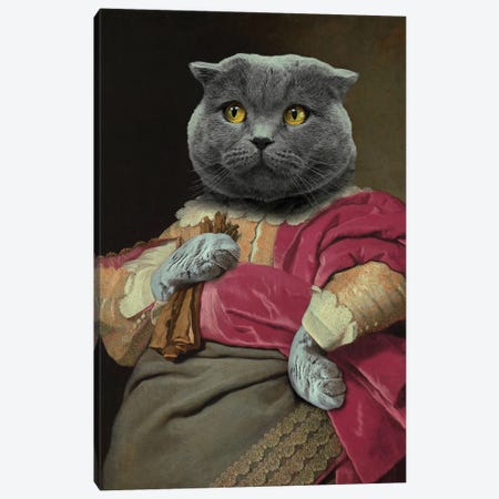 Lord Kittens Canvas Print #LOO130} by Jonas Loose Canvas Art Print