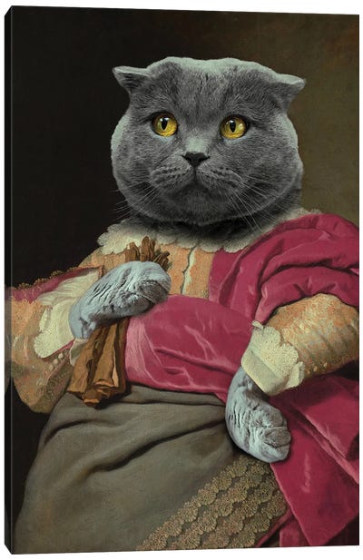 Lord Kittens Canvas Art Print - Jonas Loose