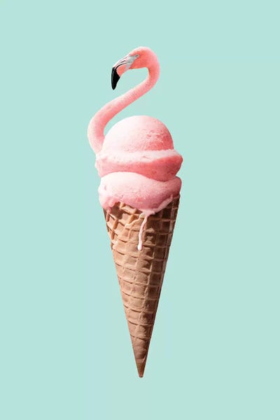 Pop Art Kitchen: Flamingo Cone by Jonas Loose