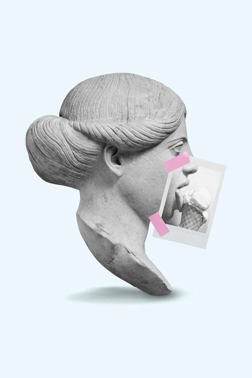 Ice Cream Bust by Jonas Loose wall art