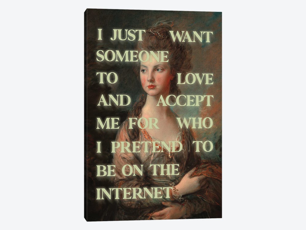 Love Me by Jonas Loose 1-piece Canvas Art Print