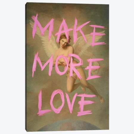 Make More Love Canvas Print #LOO152} by Jonas Loose Art Print