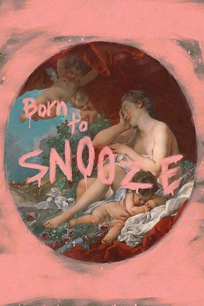 Born To Snooze by Jonas Loose multi panel art