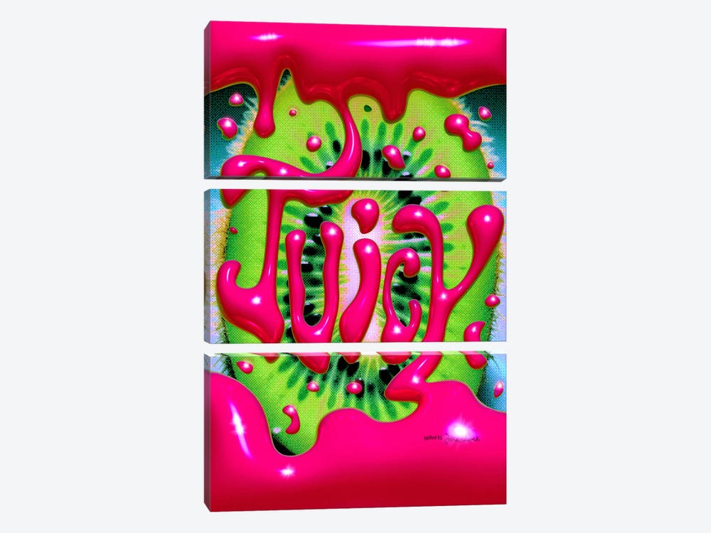 Juicy Kiwi by Jonas Loose 3-piece Canvas Print