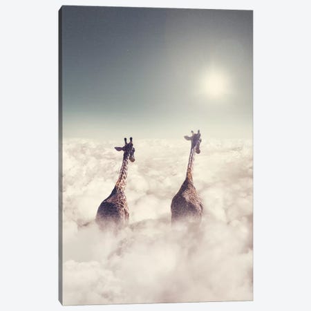 Giant Giraffes Canvas Print #LOO16} by Jonas Loose Art Print