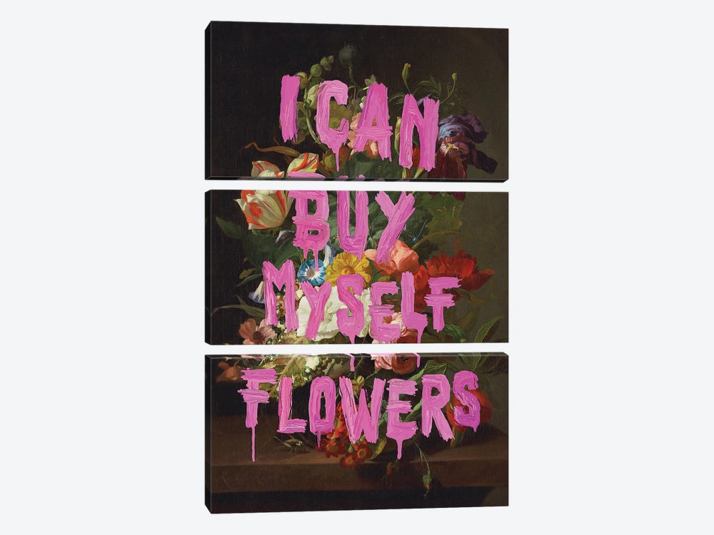 I Can Buy Myself Flowers by Jonas Loose 3-piece Canvas Wall Art