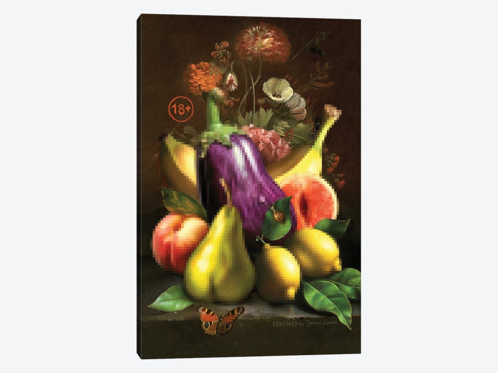 Naughty Fruits by Jonas Loose 1-piece Canvas Art