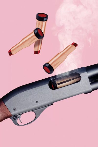 Weapons & Artillery: Lipstick Gun by Jonas Loose