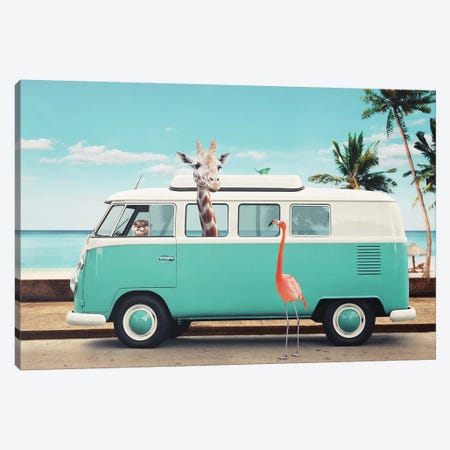 On The Road Canvas Print #LOO27} by Jonas Loose Canvas Wall Art