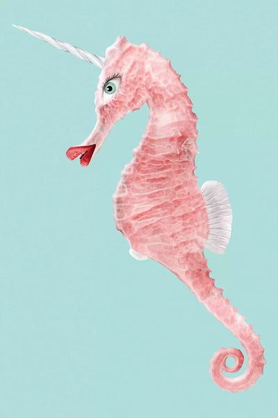 Kids Ocean Life Art: Seaunicorn by Jonas Loose